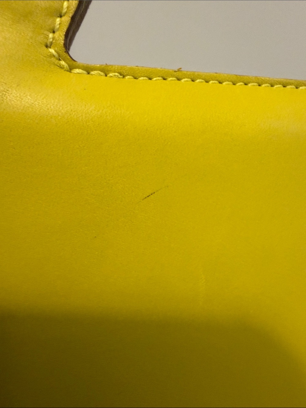 Salvatore Ferragamo Yellow Mini Top-Handle Bag with Gold Hardware - Picture 6 of 10